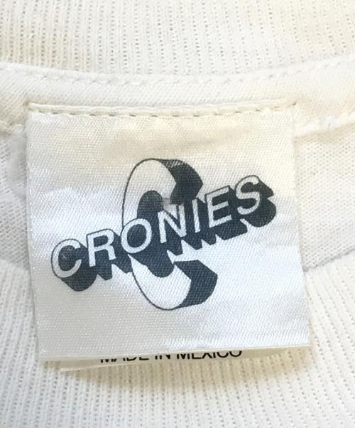 CRONIES（クロウニーズ）CRONIES (クロウニーズ) FELIX(フェリックス)キャラクターTシャツ ホワイト サイズ:Mの古着・服飾アイテム