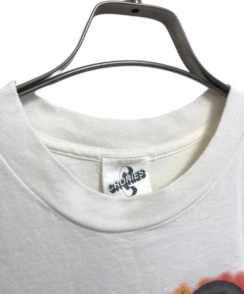 CRONIES（クロウニーズ）CRONIES (クロウニーズ) FELIX(フェリックス)キャラクターTシャツ ホワイト サイズ:Mの古着・服飾アイテム