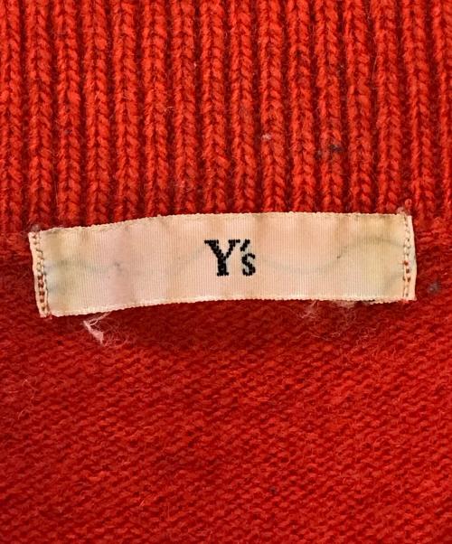 Y's（ワイズ）Y's (ワイズ) ニットシャツ レッド サイズ:表記なしの古着・服飾アイテム