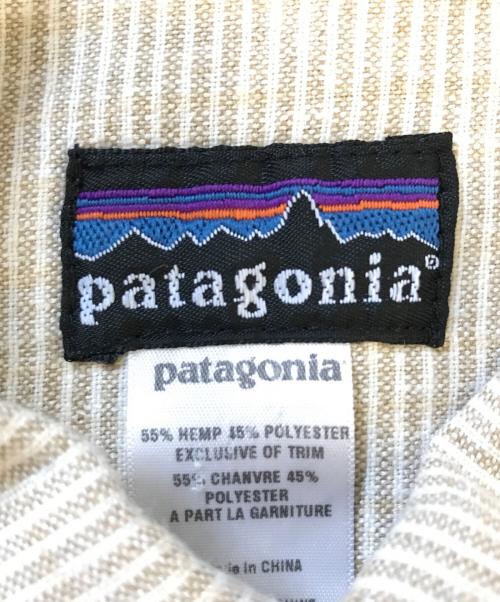 Patagonia（パタゴニア）Patagonia (パタゴニア) ヘンプカバレロシャツ ベージュ サイズ:Lの古着・服飾アイテム