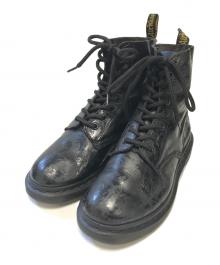 Dr.Martens（ドクターマーチン）の古着「スカルプリント8ホールブーツ」｜ブラック