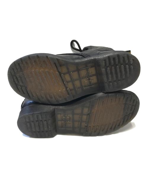 Dr.Martens（ドクターマーチン）Dr.Martens (ドクターマーチン) スカルプリント8ホールブーツ ブラック サイズ:UK4/EU37の古着・服飾アイテム