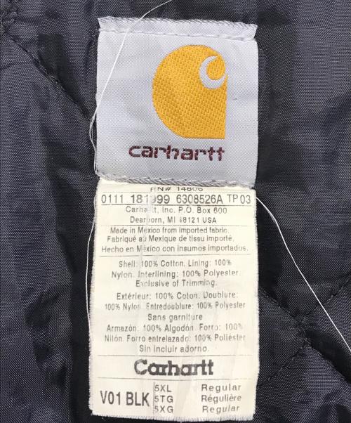 CarHartt（カーハート）CarHartt (カーハート) ダックベスト ブラック サイズ:5XLの古着・服飾アイテム
