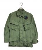 VINTAGE MILITARYヴィンテージ ミリタリー）の古着「ジャングルファティーグ」｜グリーン
