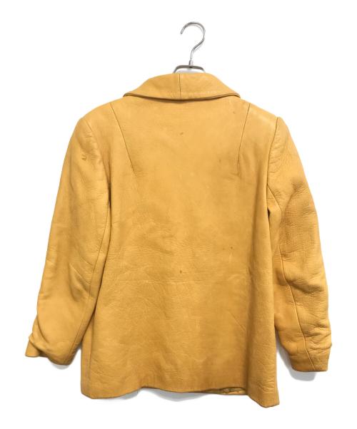JANSHA TANNING CO.（ジャンシャ タニング コー）JANSHA TANNING CO. (ジャンシャ タニング コー) ディアスキンレザージャケット イエロー サイズ:表記なしの古着・服飾アイテム