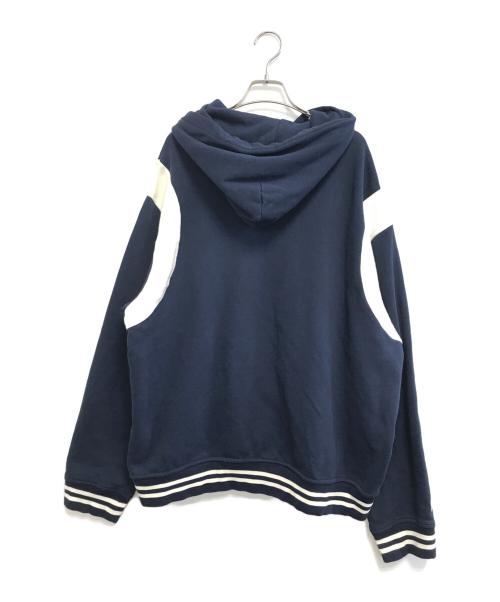 POLO RALPH LAUREN（ポロ・ラルフローレン）POLO RALPH LAUREN (ポロ・ラルフローレン) フーデットベースボールジャケット ネイビー サイズ:XXLの古着・服飾アイテム
