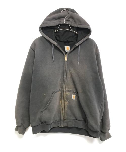 CarHartt（カーハート）CarHartt (カーハート) ジップパーカー ブラック サイズ:Lの古着・服飾アイテム