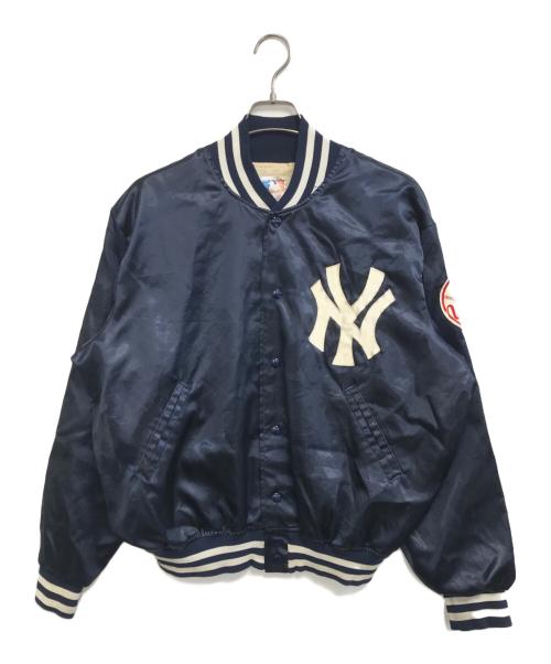MLB（エムエルビー）MLB (エムエルビー) スタジャン ネイビー サイズ:LARGEの古着・服飾アイテム