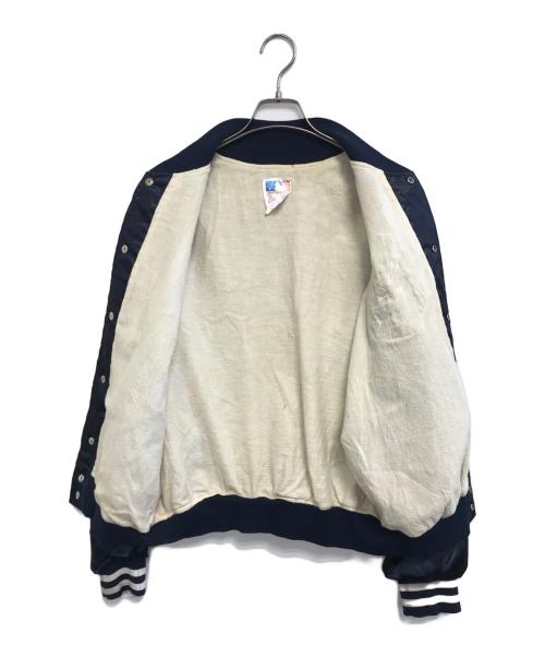 MLB（エムエルビー）MLB (エムエルビー) スタジャン ネイビー サイズ:LARGEの古着・服飾アイテム