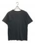maison kitsune (メゾンキツネ) ダブルフォックスヘッドパッチ クラシック Tシャツ ブラック サイズ:M：8000円
