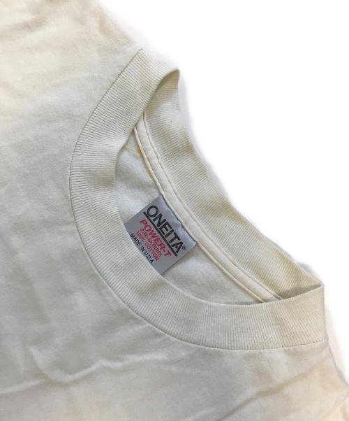 ONEITA（オニータ）ONEITA (オニータ) プリントTシャツ ホワイト サイズ:XLの古着・服飾アイテム