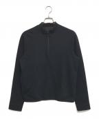PRADAプラダ）の古着「wool half zip pullover」｜ブラック
