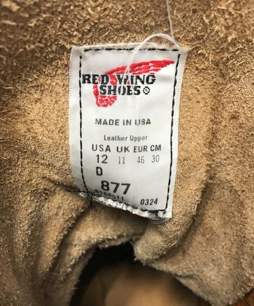 RED WING（レッドウィング）RED WING (レッドウィング) アイリッシュセッター10ホール ブラウン サイズ:USA12/UK11/EUR45/CM30の古着・服飾アイテム