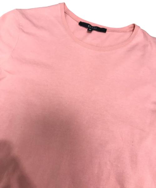 GUCCI（グッチ）GUCCI (グッチ) Tシャツ ピンク サイズ:XSの古着・服飾アイテム