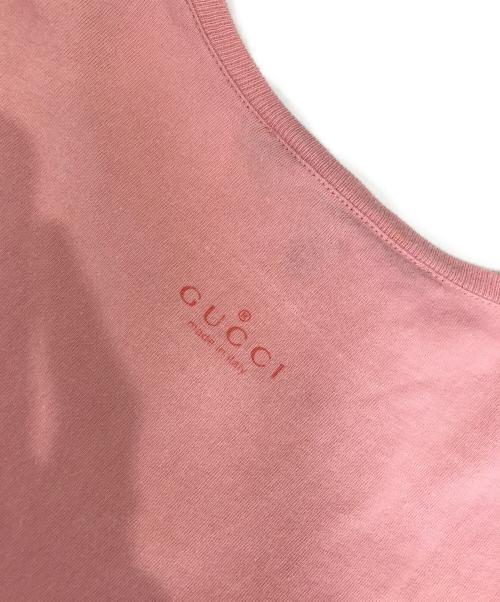 GUCCI（グッチ）GUCCI (グッチ) Tシャツ ピンク サイズ:XSの古着・服飾アイテム