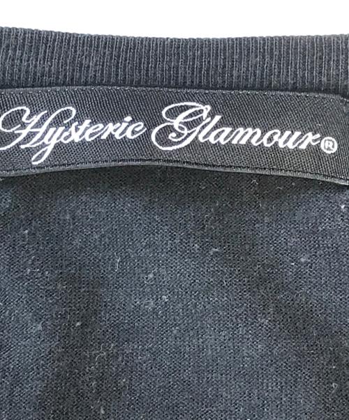 Hysteric Glamour（ヒステリックグラマー）Hysteric Glamour (ヒステリックグラマー) ラメプリントロングスリーブカットソー ブラック サイズ:Freeの古着・服飾アイテム
