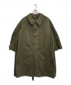 VINTAGE MILITARYヴィンテージ ミリタリー）の古着「French Army(フランス軍) モーターサイクルコート」｜カーキ