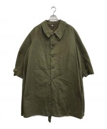 VINTAGE MILITARY（ヴィンテージ ミリタリー）の古着「French Army(フランス軍) モーターサイクルコート」｜カーキ