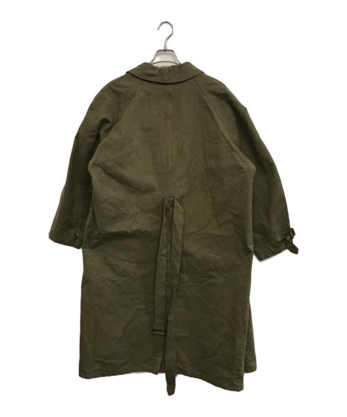 VINTAGE MILITARY（ヴィンテージ ミリタリー）VINTAGE MILITARY (ヴィンテージ ミリタリー) French Army(フランス軍) モーターサイクルコート カーキ サイズ:2の古着・服飾アイテム
