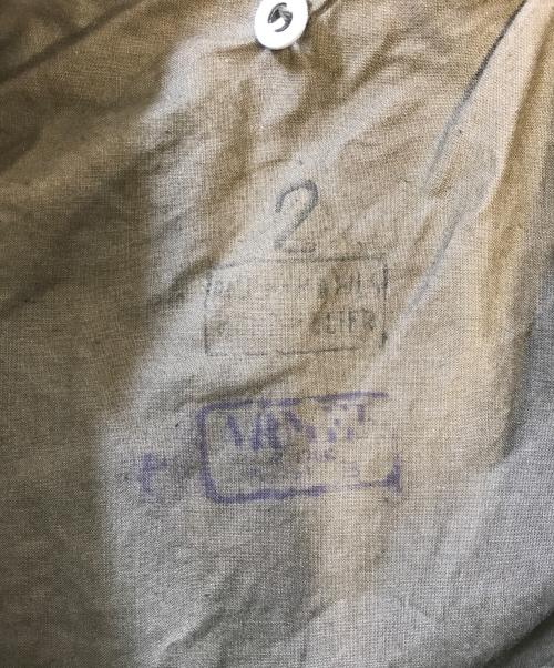 VINTAGE MILITARY（ヴィンテージ ミリタリー）VINTAGE MILITARY (ヴィンテージ ミリタリー) French Army(フランス軍) モーターサイクルコート カーキ サイズ:2の古着・服飾アイテム