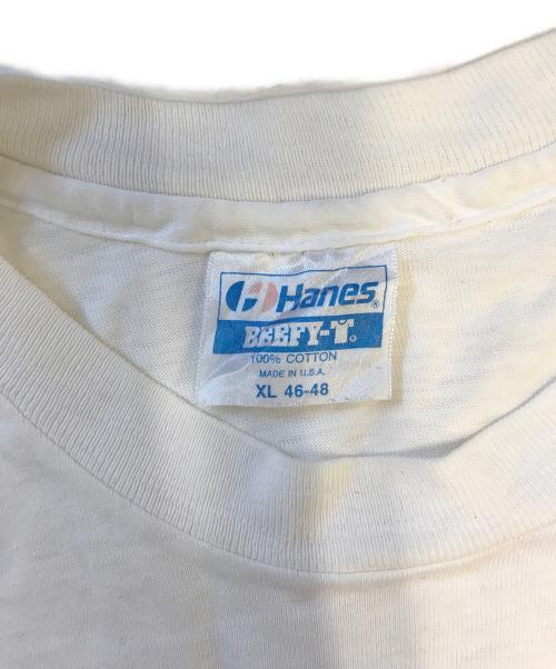 Hanes（ヘインズ）Hanes (ヘインズ) プリントTシャツ ホワイト サイズ:XLの古着・服飾アイテム