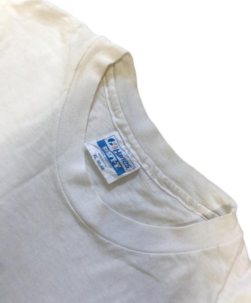 Hanes（ヘインズ）Hanes (ヘインズ) プリントTシャツ ホワイト サイズ:XLの古着・服飾アイテム