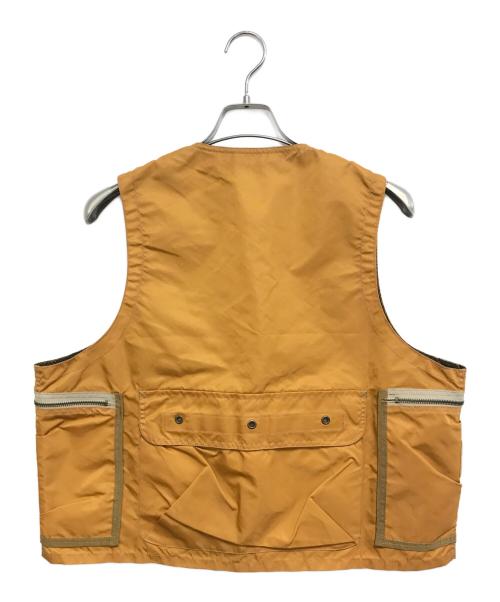 dezert（デザート）dezert (デザート) マルチポケットナイロンベスト オレンジ サイズ:Lの古着・服飾アイテム