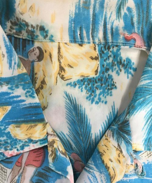 VINTAGE（ヴィンテージ）VINTAGE (ヴィンテージ) ヴィンテージレーヨンアロハシャツ マルチカラー サイズ:表記なしの古着・服飾アイテム