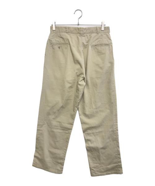 VINTAGE MILITARY（ヴィンテージ ミリタリー）VINTAGE MILITARY (ヴィンテージ ミリタリー) チノトラウザーパンツ ベージュ サイズ:34×31の古着・服飾アイテム