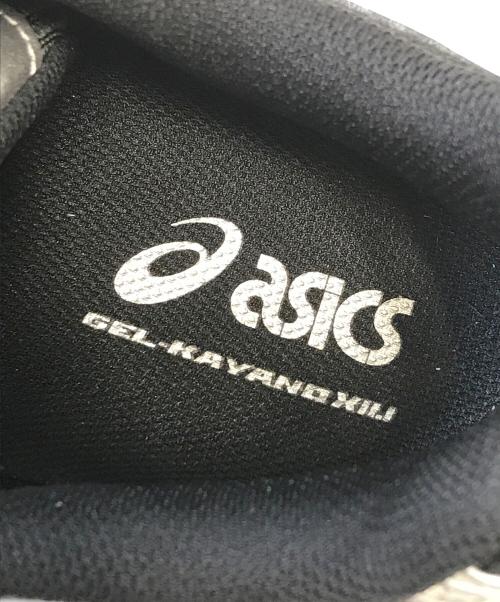 asics（アシックス）asics (アシックス) GEL-KAYANO 12.1 ブラック×シルバー サイズ:CM27.5/EURO43.5/US9.5/UK8.5/BR41/CN275(2.5)の古着・服飾アイテム