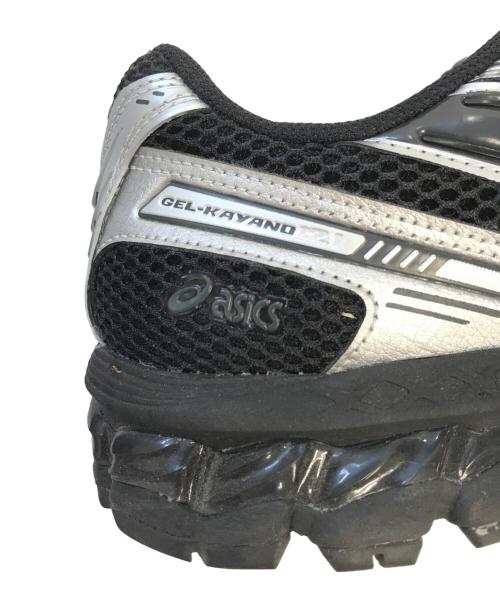 asics（アシックス）asics (アシックス) GEL-KAYANO 12.1 ブラック×シルバー サイズ:CM27.5/EURO43.5/US9.5/UK8.5/BR41/CN275(2.5)の古着・服飾アイテム