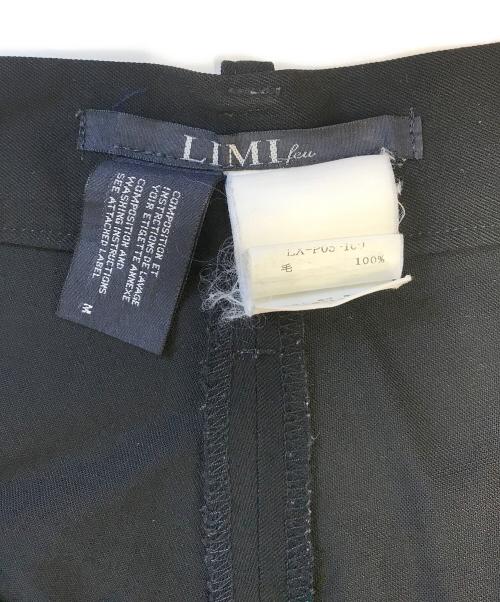 LIMI feu（リミフゥ）LIMI feu (リミフゥ) ウールギャバ変形パンツ ブラック サイズ:Mの古着・服飾アイテム