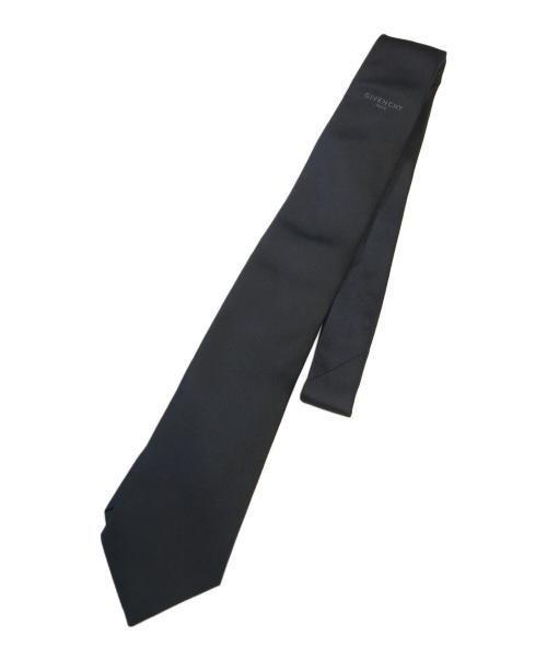 GIVENCHY（ジバンシィ）GIVENCHY (ジバンシィ) シルクロゴネクタイ ブラック サイズ:表記なしの古着・服飾アイテム
