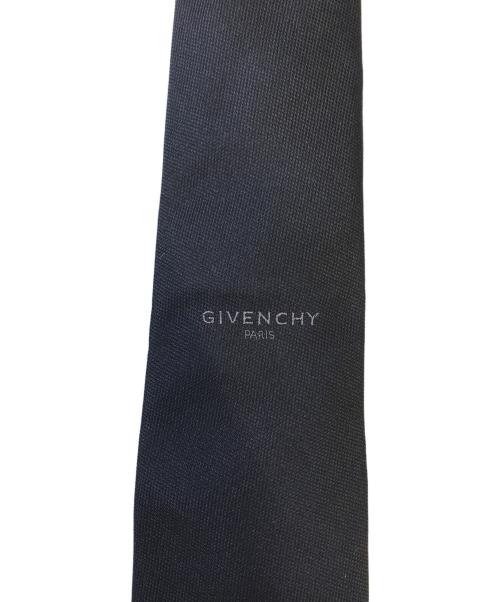 GIVENCHY（ジバンシィ）GIVENCHY (ジバンシィ) シルクロゴネクタイ ブラック サイズ:表記なしの古着・服飾アイテム