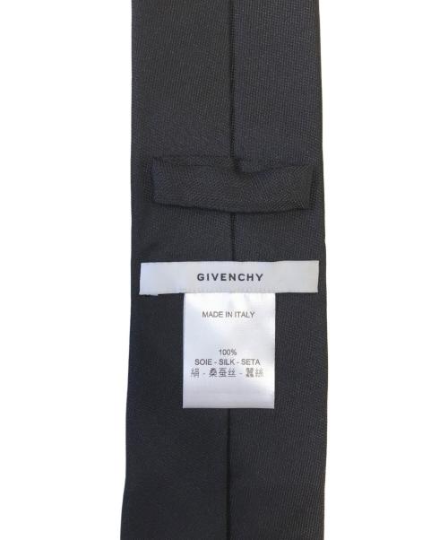 GIVENCHY（ジバンシィ）GIVENCHY (ジバンシィ) シルクロゴネクタイ ブラック サイズ:表記なしの古着・服飾アイテム