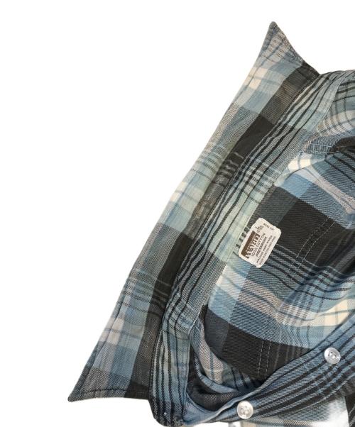 MONTGOMERY WARD（モンゴメリーワード）MONTGOMERY WARD (モンゴメリーワード) ネルシャツ スカイブルー サイズ:Lの古着・服飾アイテム