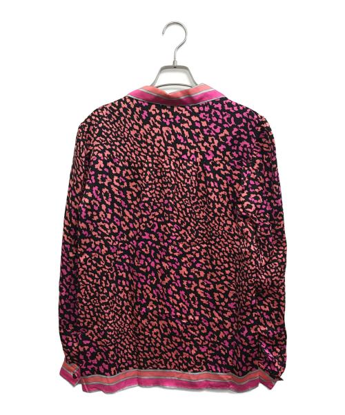 Emilio Pucci（エミリオ プッチ）Emilio Pucci (エミリオ プッチ) 総柄シルクシャツ ショッキングピンク サイズ:表記なしの古着・服飾アイテム