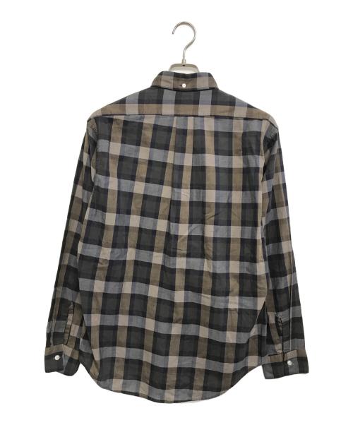 ARROW（アロー）ARROW (アロー) チェックシャツ ブラウン サイズ:Mの古着・服飾アイテム