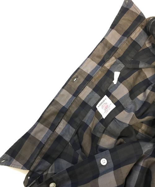 ARROW（アロー）ARROW (アロー) チェックシャツ ブラウン サイズ:Mの古着・服飾アイテム