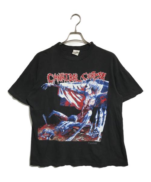 バンドTシャツ（バンドTシャツ）バンドTシャツ (バンドTシャツ) 90s CANNIBAL CORPSE(カンニバル・コープス) バンドTシャツ ブラック サイズ:Lの古着・服飾アイテム