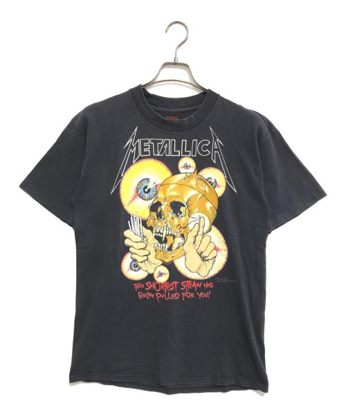 バンドTシャツ（バンドTシャツ）バンドTシャツ (バンドTシャツ) 90s METALLICA(メタリカ) バンドTシャツ ブラック サイズ:Lの古着・服飾アイテム