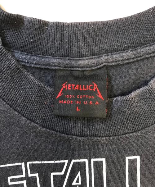 バンドTシャツ（バンドTシャツ）バンドTシャツ (バンドTシャツ) 90s METALLICA(メタリカ) バンドTシャツ ブラック サイズ:Lの古着・服飾アイテム