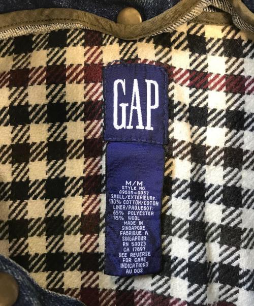 GAP（ギャップ）GAP (ギャップ) デニムファイアーマンコート インディゴ サイズ:Mの古着・服飾アイテム