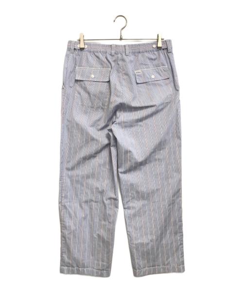 Christian Dior MONSIEUR（クリスチャンディオールムッシュ）Christian Dior MONSIEUR (クリスチャンディオールムッシュ) ストライプパンツ ブルー サイズ:Lの古着・服飾アイテム