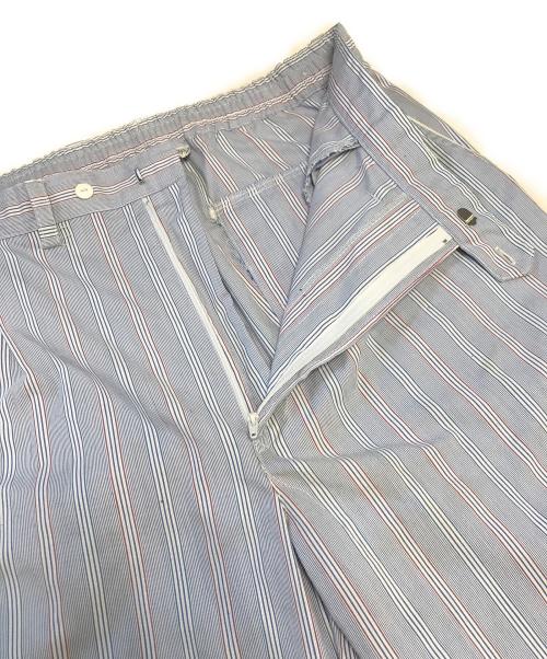 Christian Dior MONSIEUR（クリスチャンディオールムッシュ）Christian Dior MONSIEUR (クリスチャンディオールムッシュ) ストライプパンツ ブルー サイズ:Lの古着・服飾アイテム