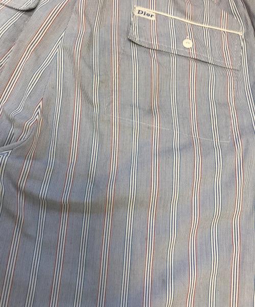 Christian Dior MONSIEUR（クリスチャンディオールムッシュ）Christian Dior MONSIEUR (クリスチャンディオールムッシュ) ストライプパンツ ブルー サイズ:Lの古着・服飾アイテム