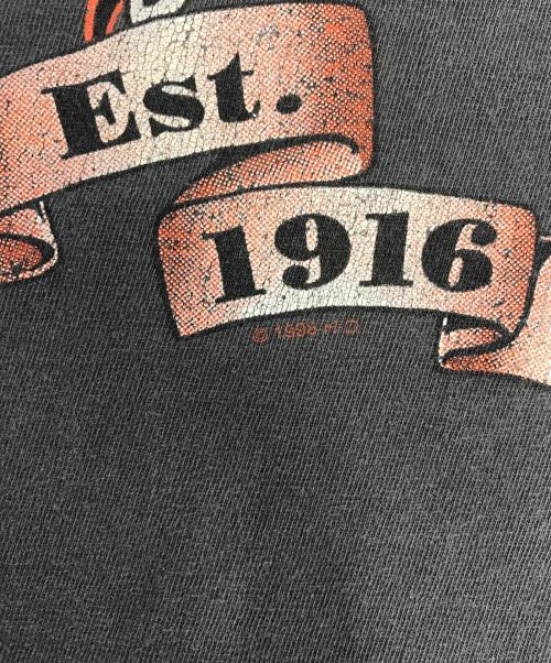 モーターサイクルTシャツ（モーターサイクルTシャツ）モーターサイクルTシャツ (モーターサイクルTシャツ) 90s HARLEY-DAVIDSON(ハーレー・ダビッドソン) モーターサイクルTシャツ ブラック サイズ:XXLの古着・服飾アイテム