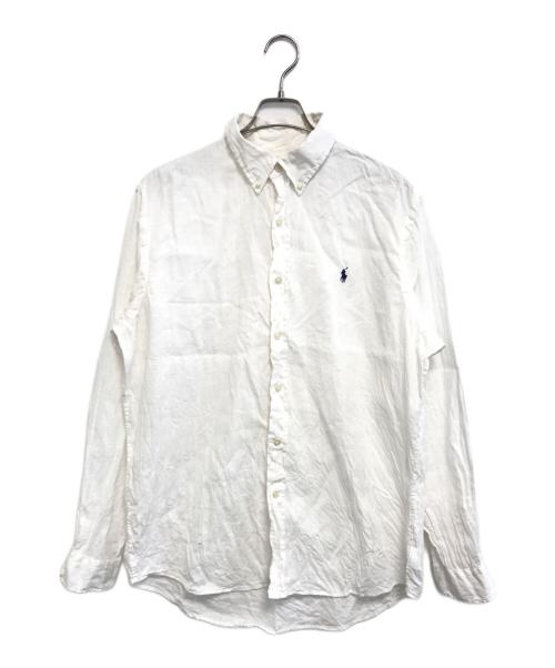 POLO RALPH LAUREN（ポロ・ラルフローレン）POLO RALPH LAUREN (ポロ・ラルフローレン) ボタンダウンシャツ ホワイト サイズ:Lの古着・服飾アイテム