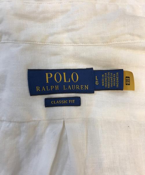 POLO RALPH LAUREN（ポロ・ラルフローレン）POLO RALPH LAUREN (ポロ・ラルフローレン) ボタンダウンシャツ ホワイト サイズ:Lの古着・服飾アイテム