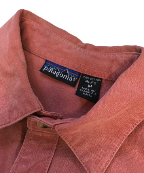 Patagonia（パタゴニア）Patagonia (パタゴニア) コットンシャツ サーモンピンク サイズ:Mの古着・服飾アイテム